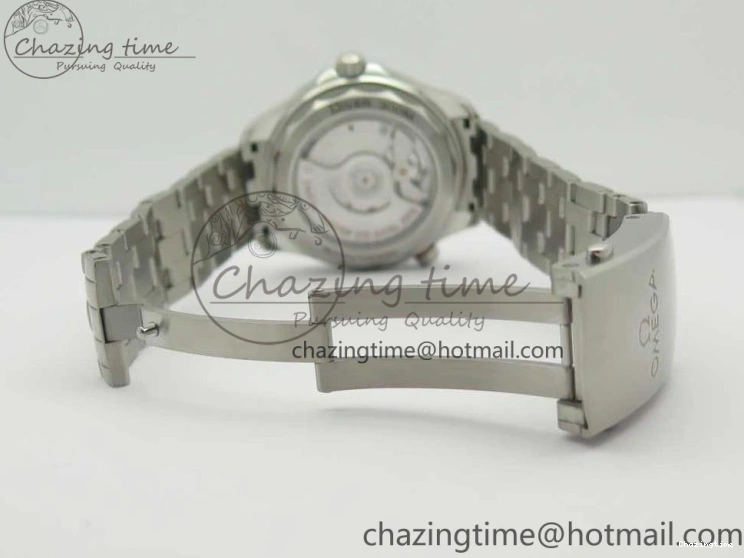 0113 Effortless 2018 Seamaster Diver 300M OMF Best Edition Blue Ceramic Gray Dial on SS Bracelet A8800 (Black Balance Wheel) 7958